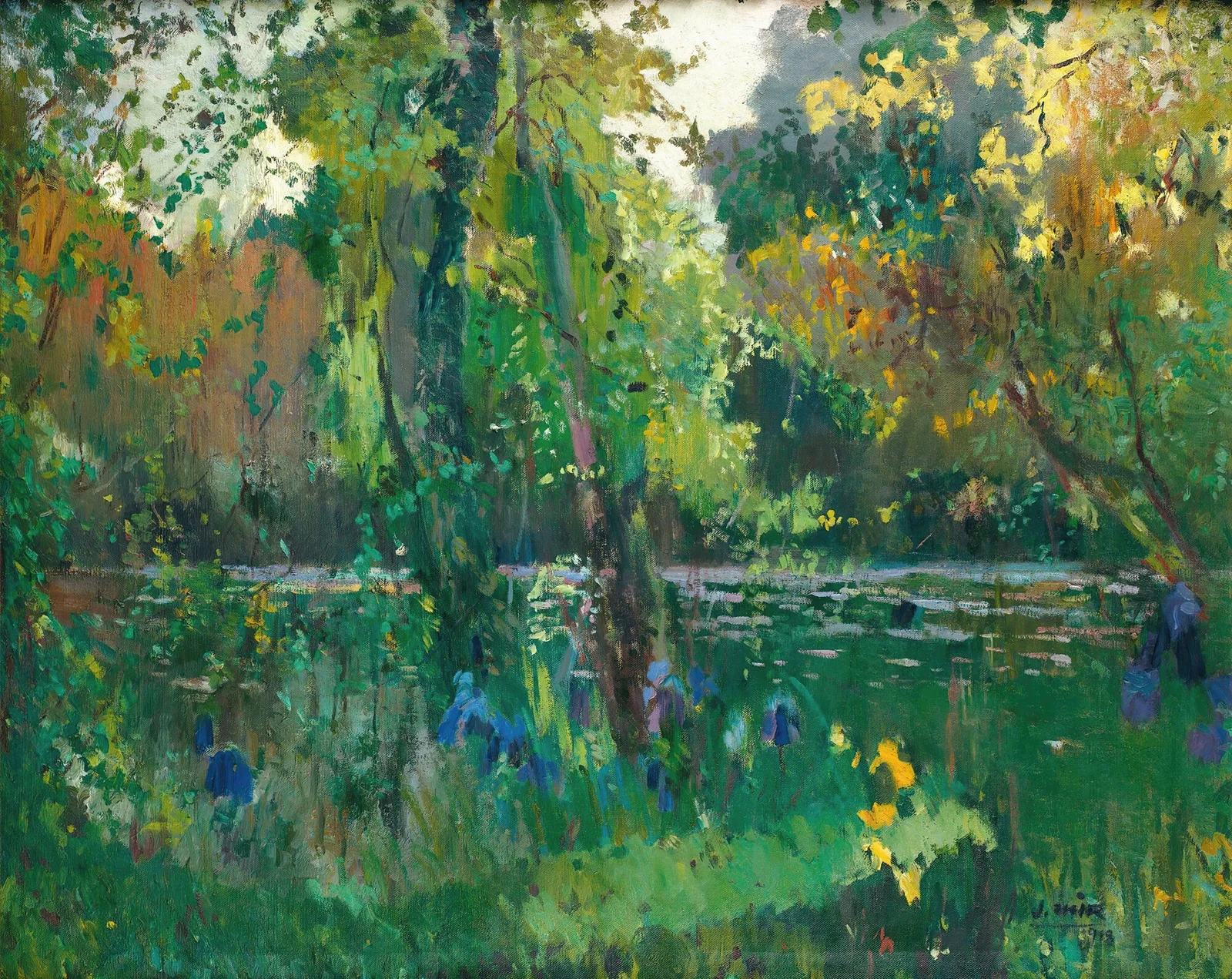 Riverbank In The Forest av Joaquin Mir Trinxet