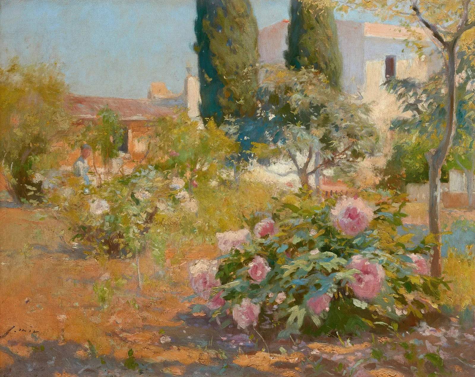 Spanish Jardin (Garden In Bloom) av Joaquin Mir Trinxet