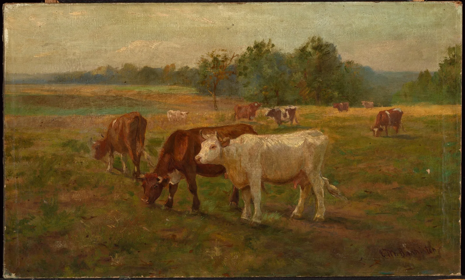 Cows av Edward Mitchell Bannister