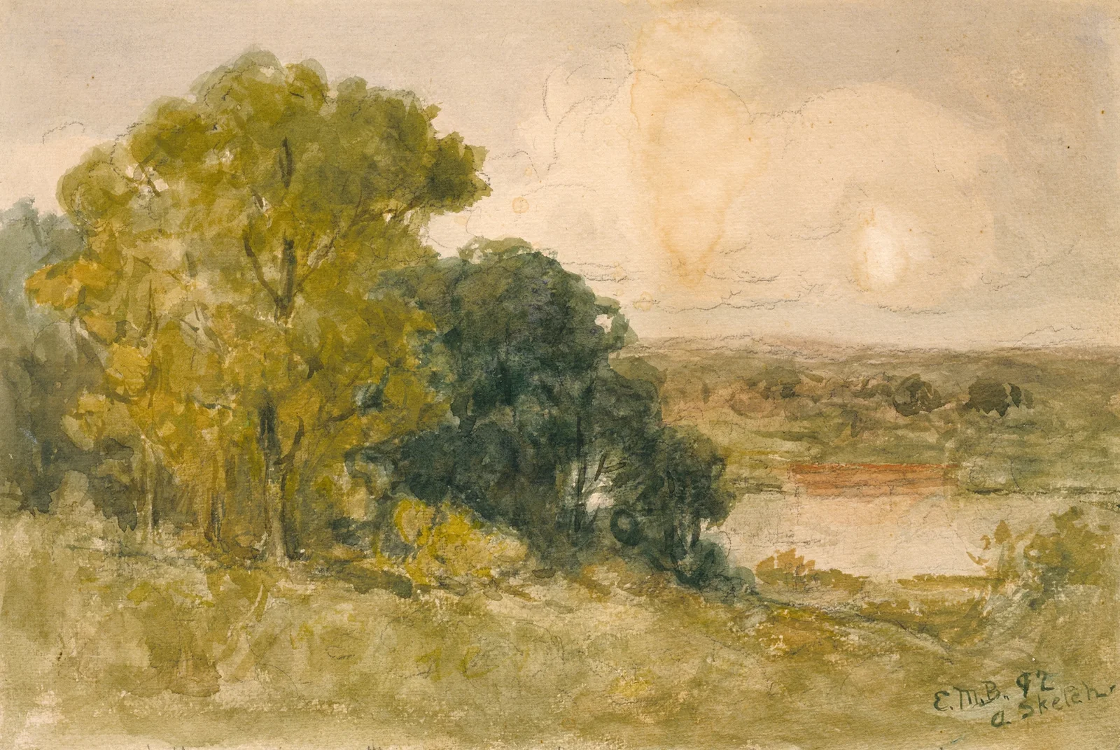 On the Seekonk av Edward Mitchell Bannister