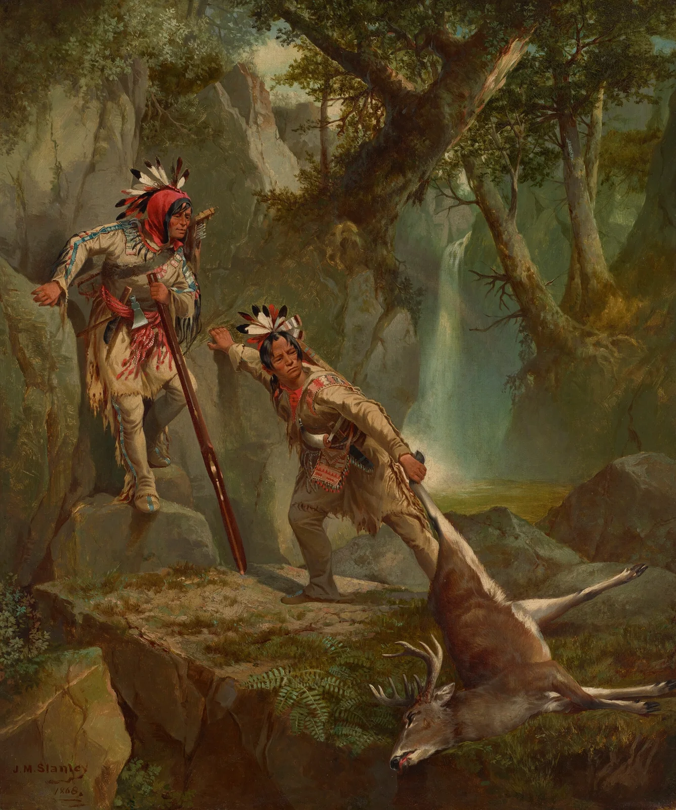 The Deer-Slayers av John Mix Stanley