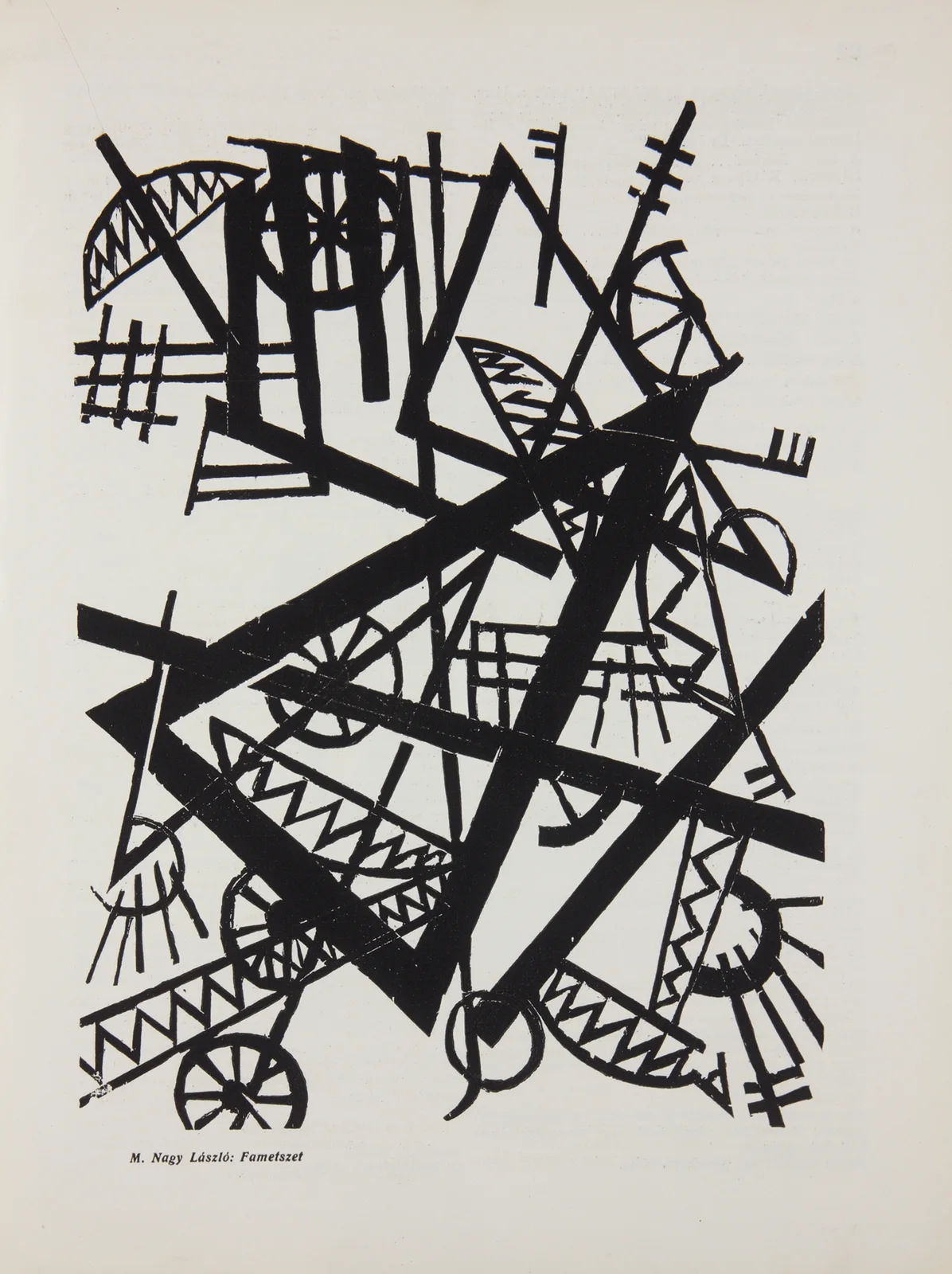Fametszet av László Moholy-Nagy