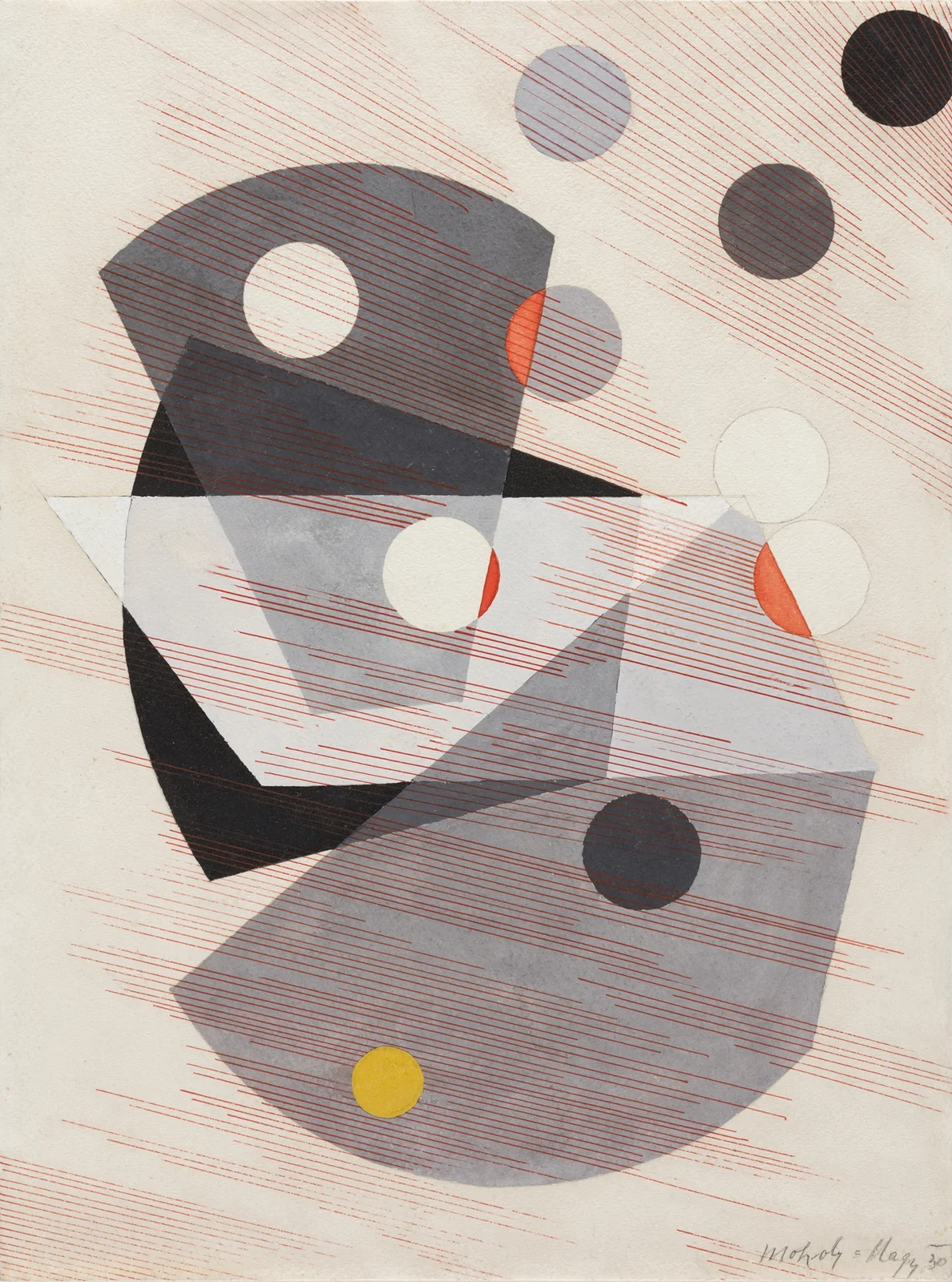 Grey Overlappings av László Moholy-Nagy