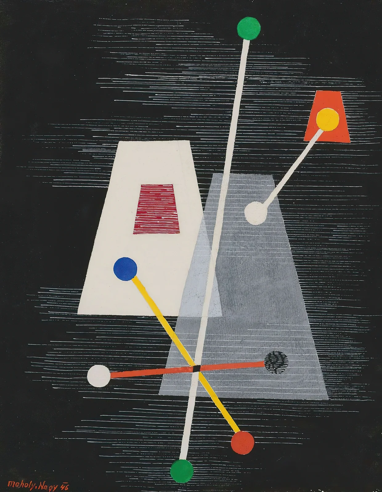 Truncated Pyramids av László Moholy-Nagy