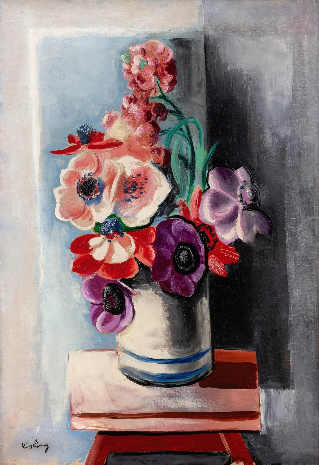 Anémones av Moïse Kisling