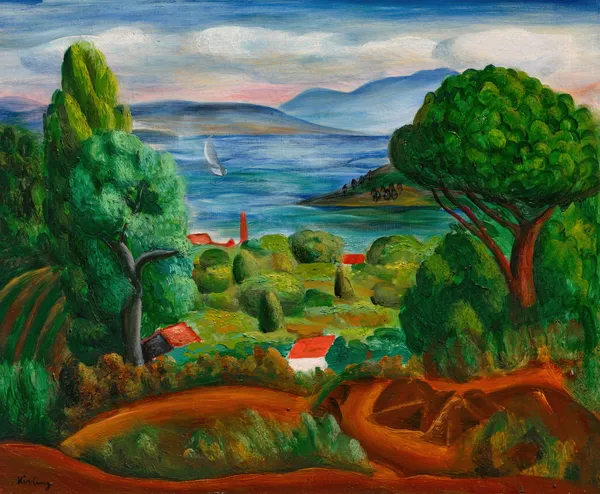 Baie de Saint-Tropez av Moïse Kisling