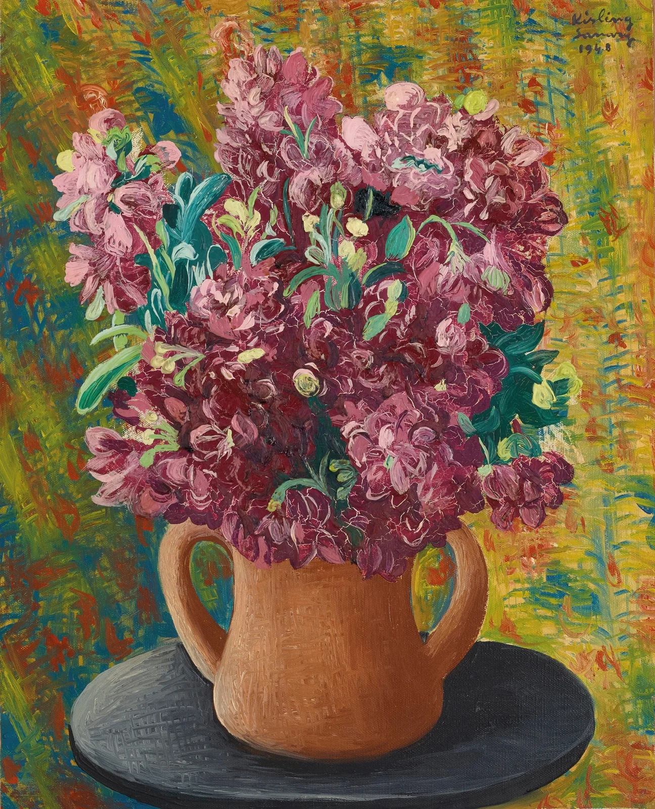 Bouquet de giroflées av Moïse Kisling