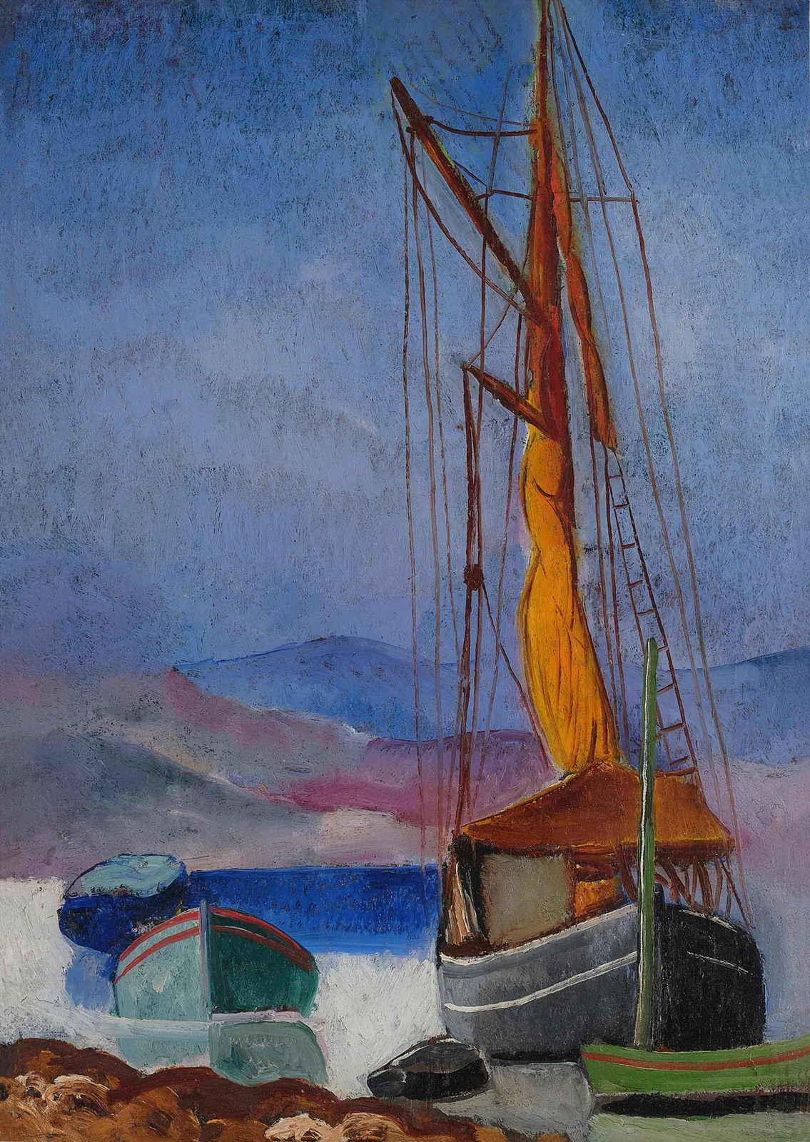 Saint-Tropez av Moïse Kisling