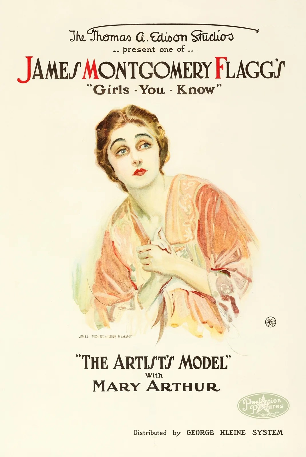 The Artist’s Model av James Montgomery Flagg
