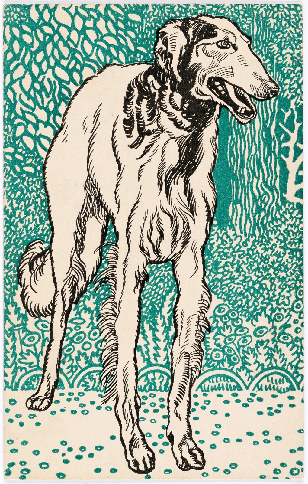 Nr. 677: Windhund (Greyhound) av Moriz Jung