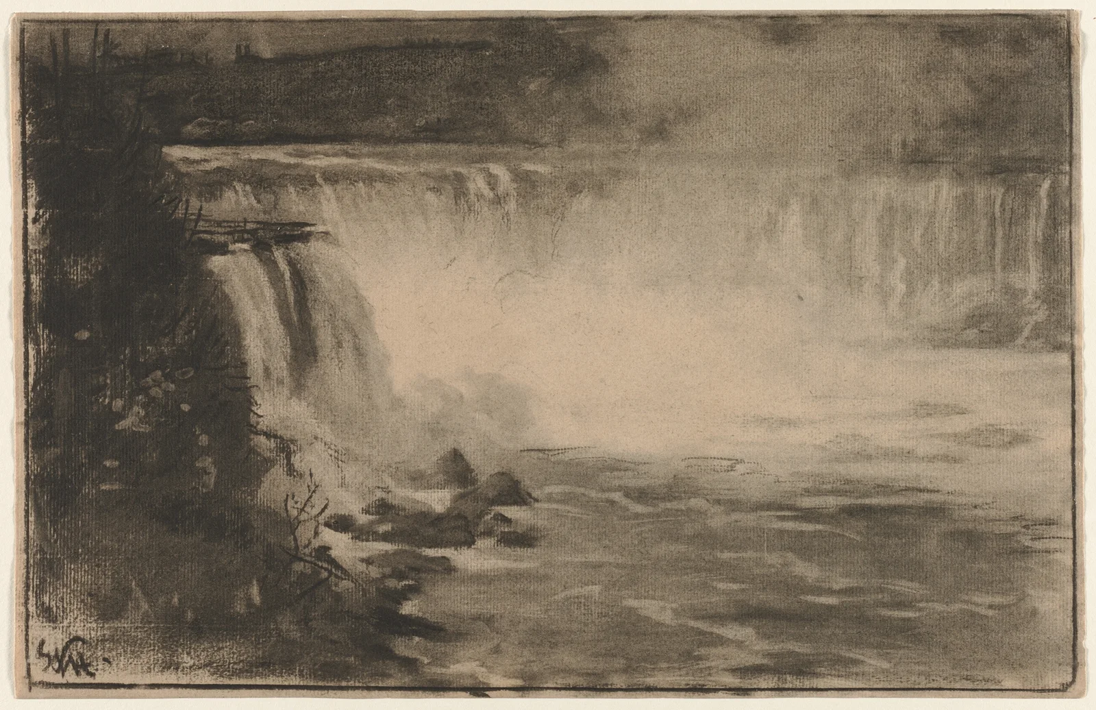 Niagara Falls av William Morris Hunt