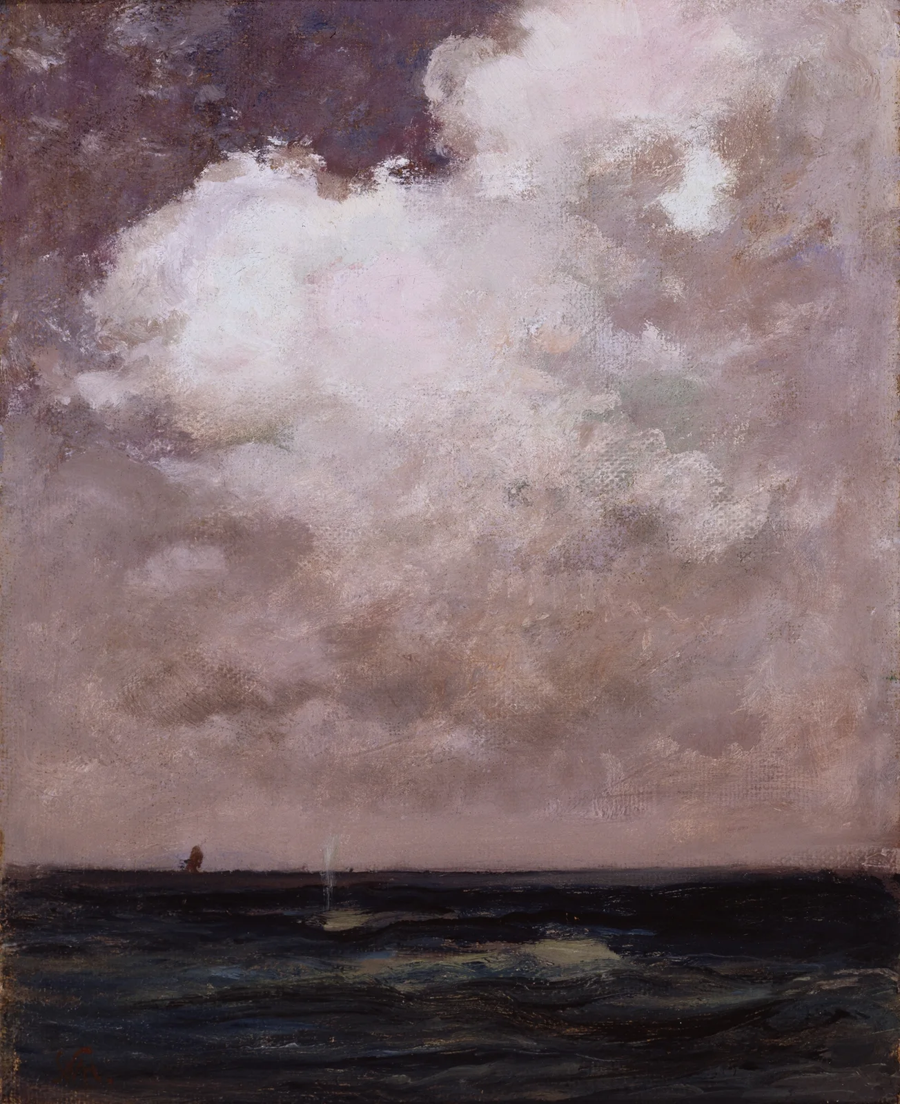 The Spouting Whale av William Morris Hunt