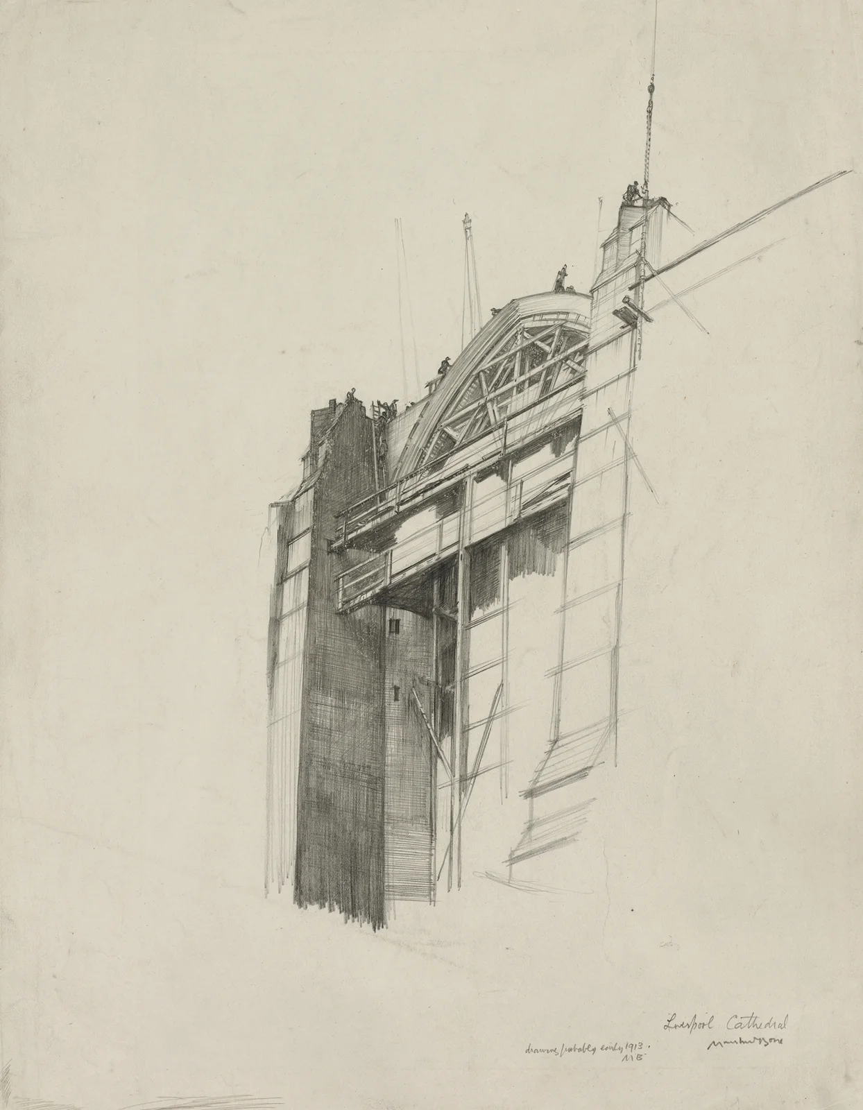 Liverpool Cathedral av Muirhead Bone