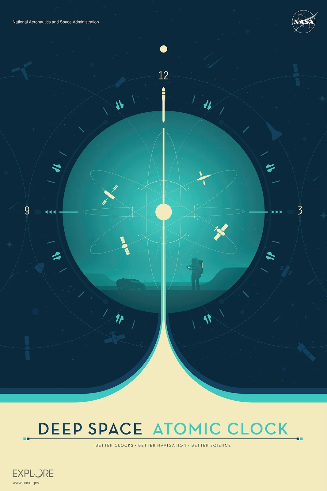 Deep Space Atomic Clock Blue av NASA