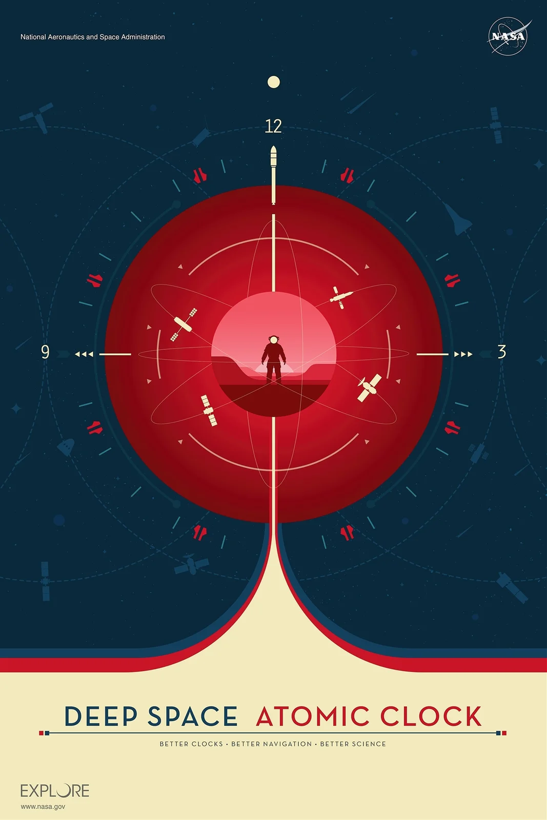 Deep Space Atomic Clock Red av NASA