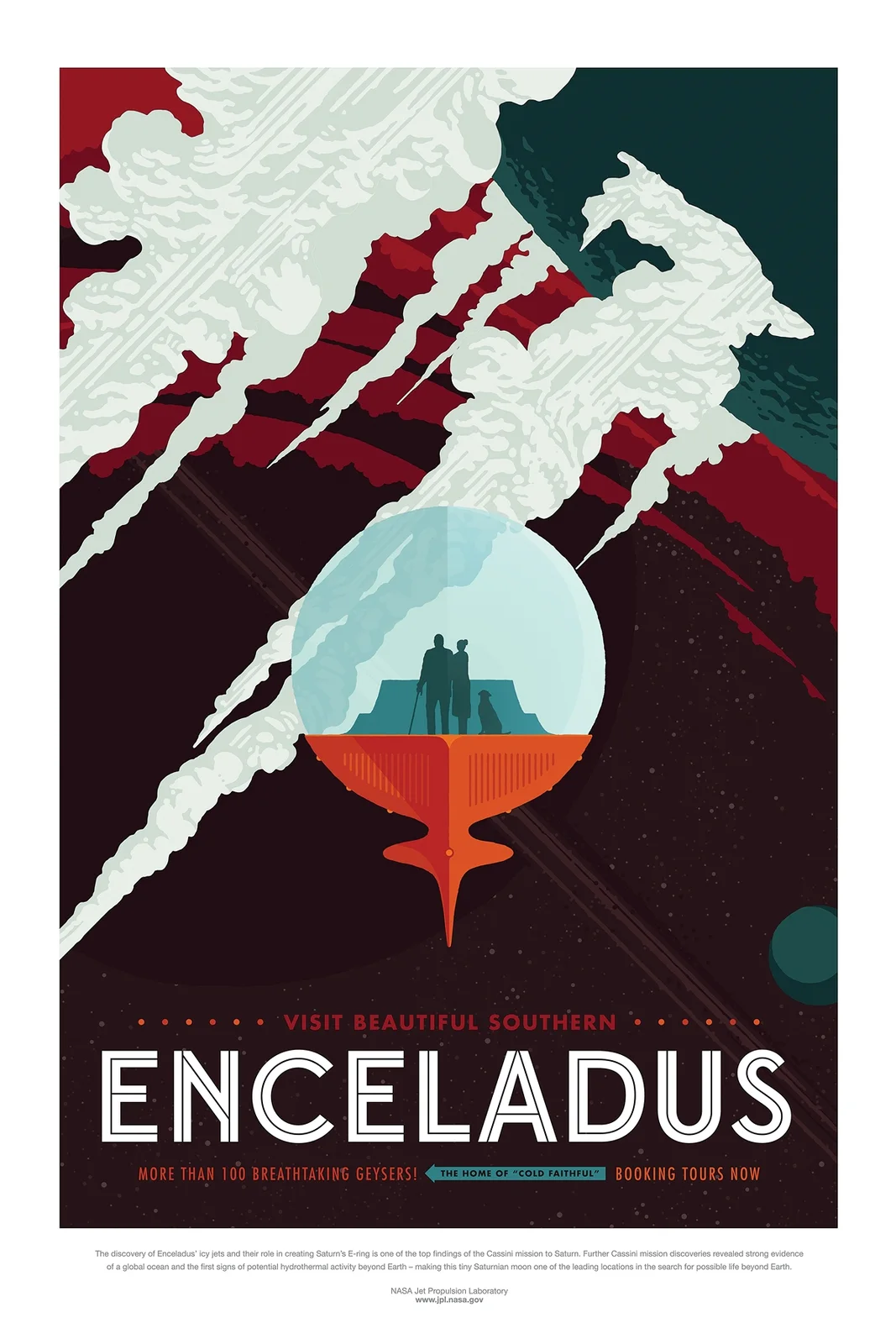 Enceladus av NASA