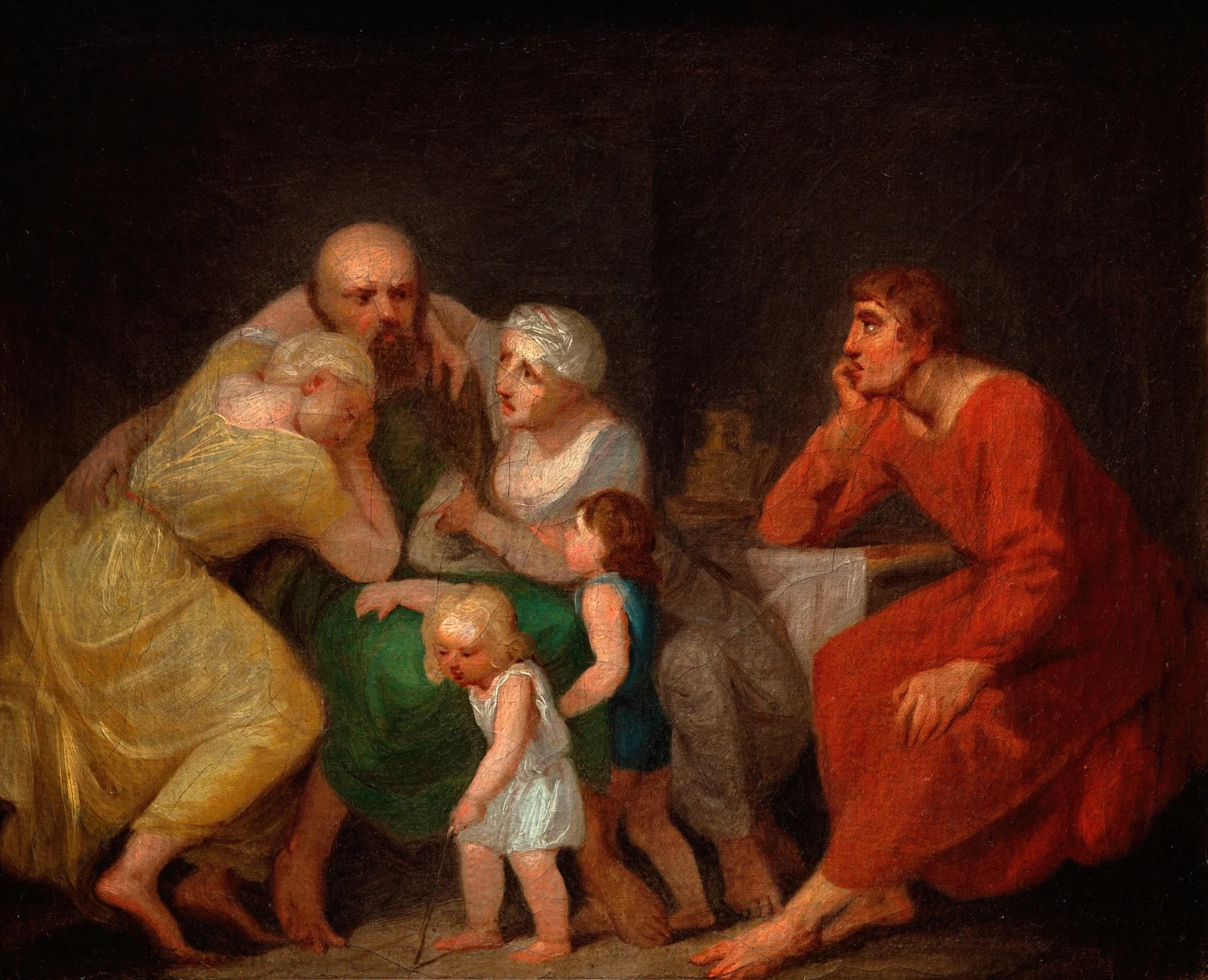 A farewell scene av Nicolai Abildgaard