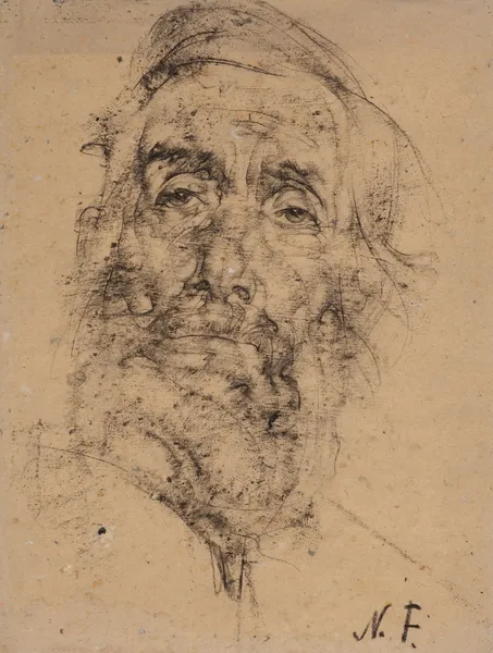Bearded Old Man (The Philosopher) av Nicolai Fechin