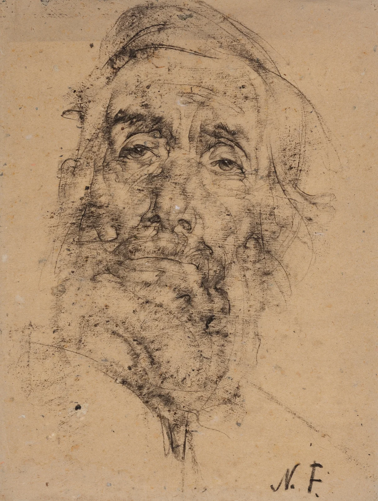 Bearded Old Man (The Philosopher) av Nicolai Fechin
