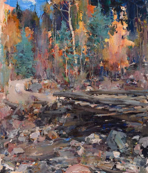 Bridge Rio Hondo av Nicolai Fechin