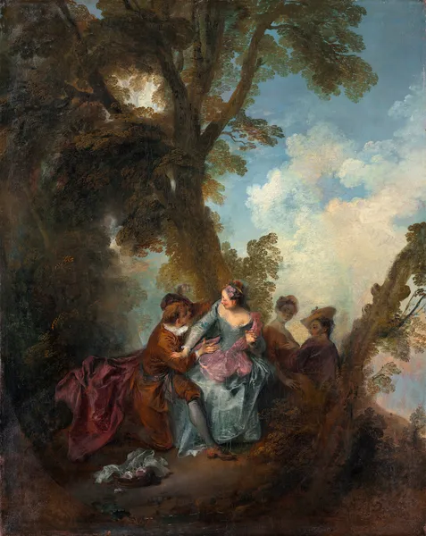 Declaration of Love av Nicolas Lancret