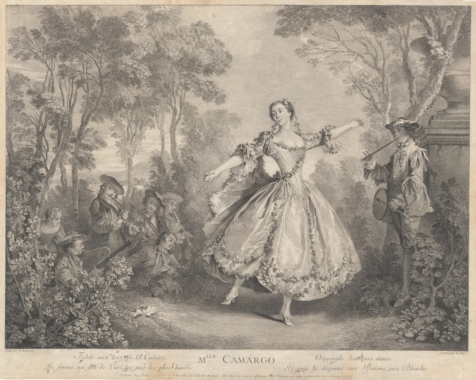 Mlle. Camargo av Nicolas Lancret