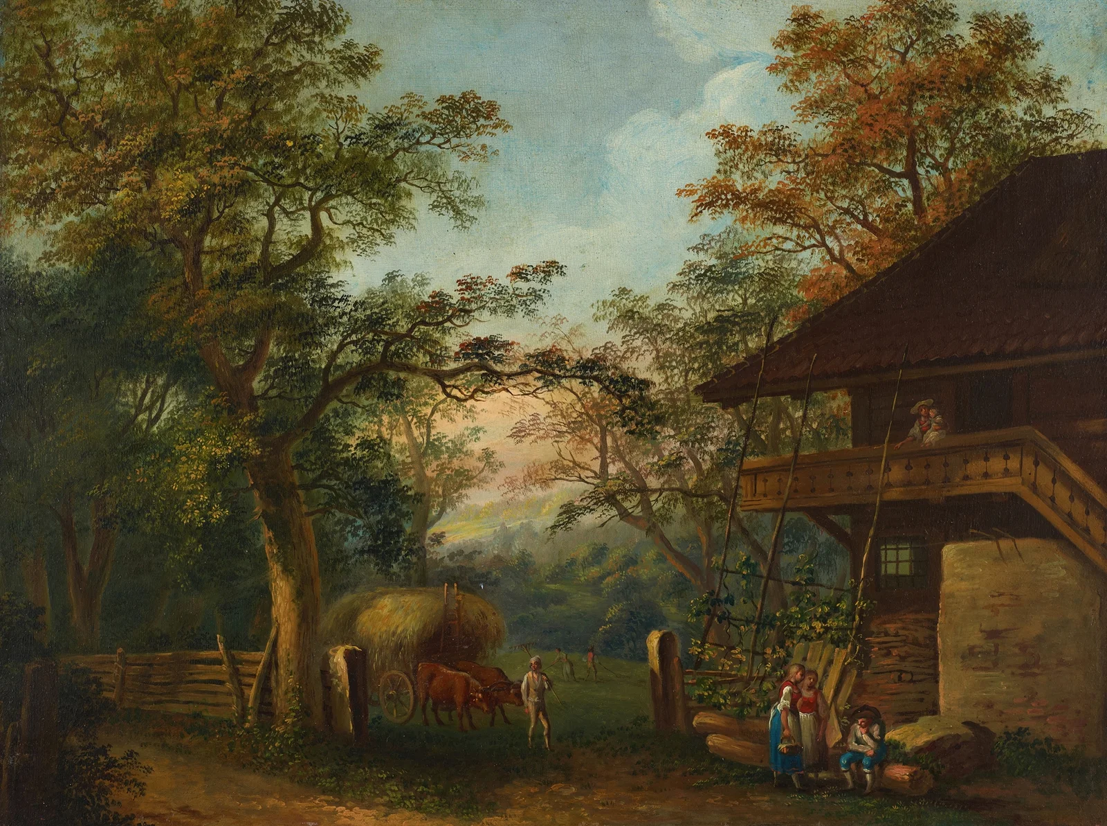 Bauern ums Haus av Franz Niklaus König