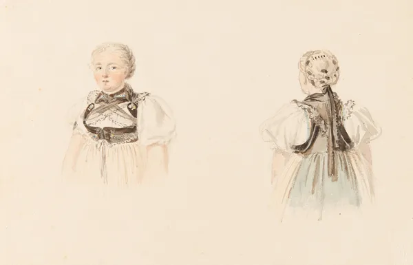 Costume du Canton d’Argovie av Franz Niklaus König
