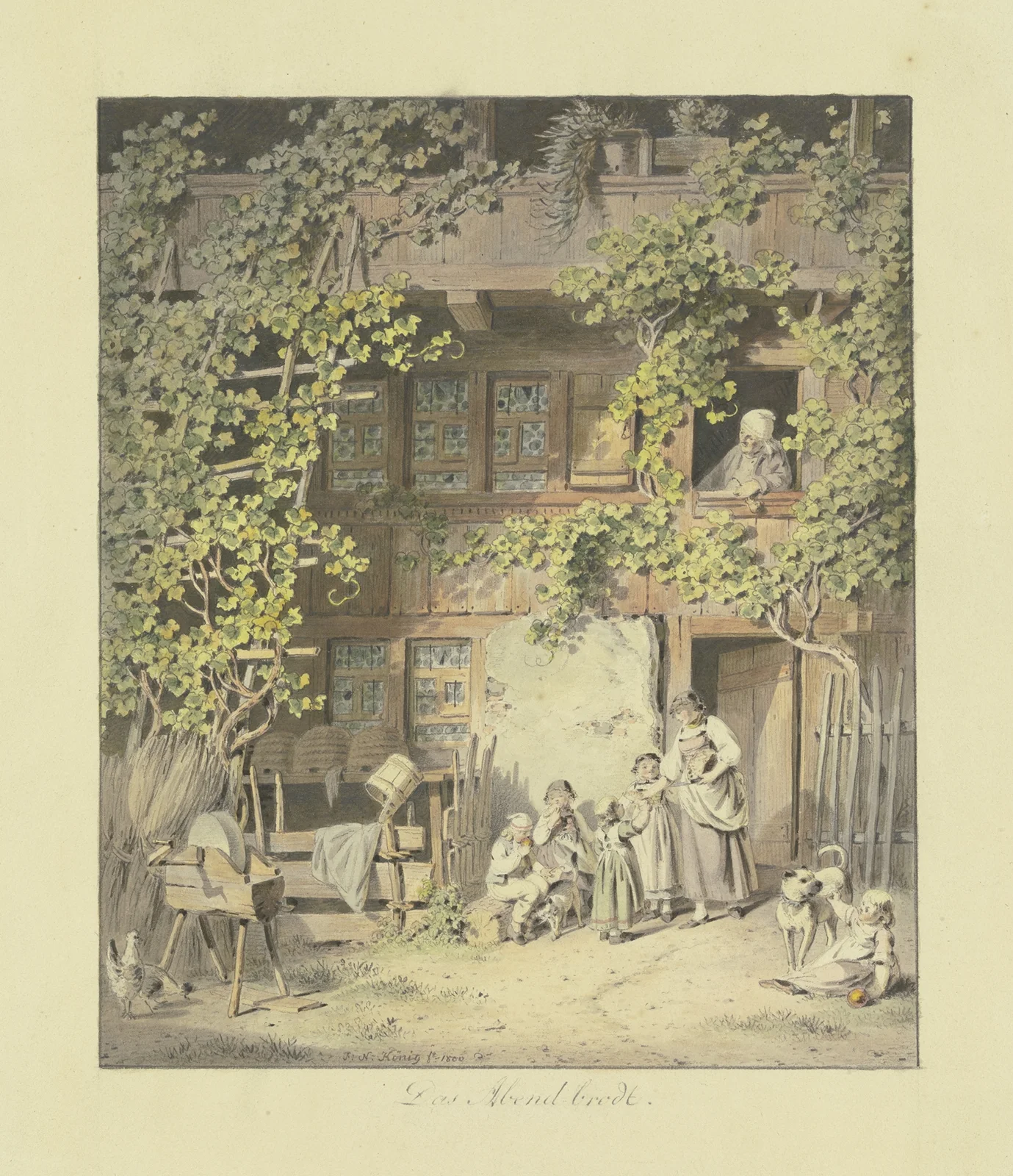 Das Abendbrot av Franz Niklaus König