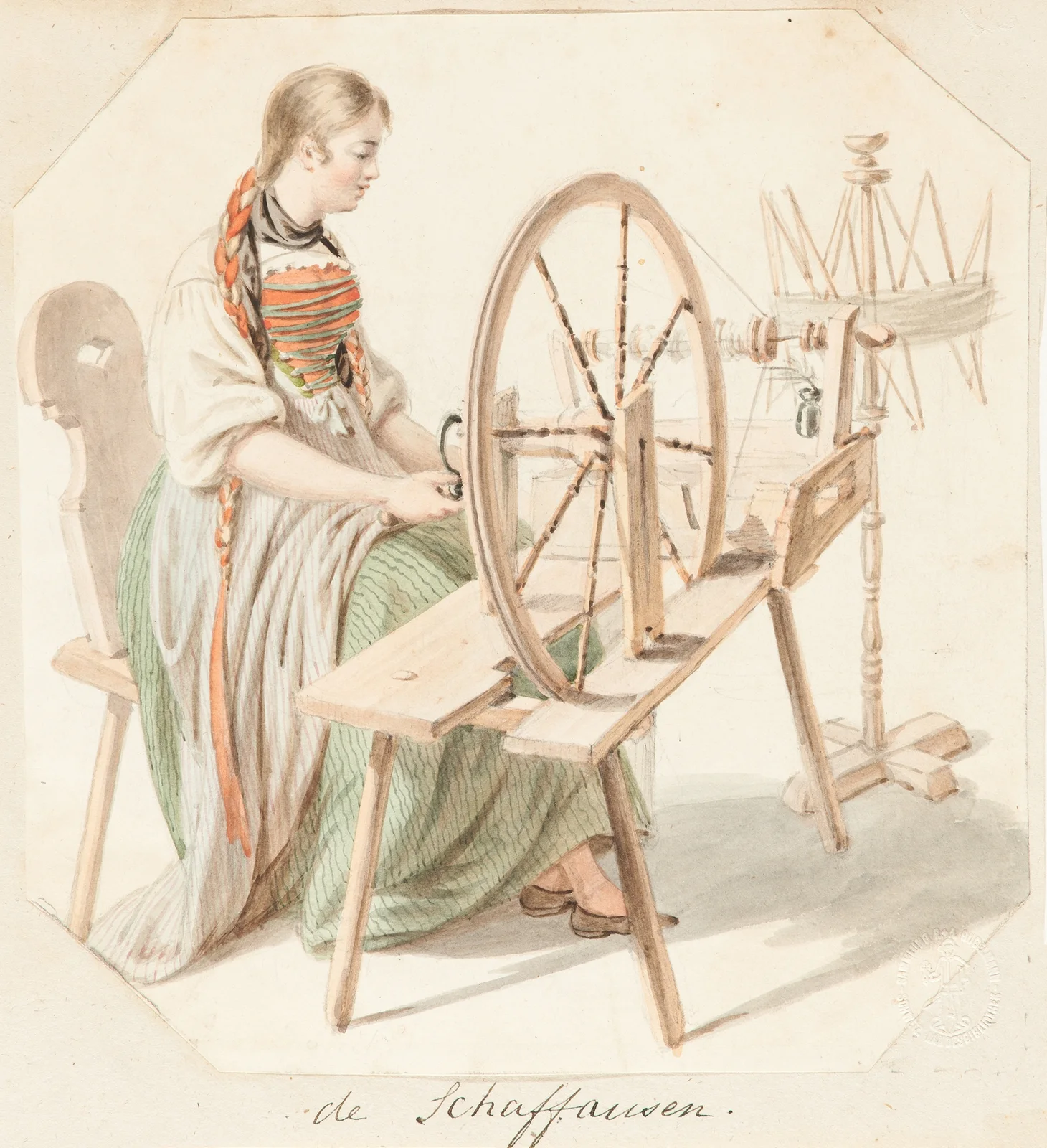 de Schaffausen av Franz Niklaus König
