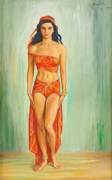 Cissi Olsson som Anitra i Peer Gynt av Nils Dardel