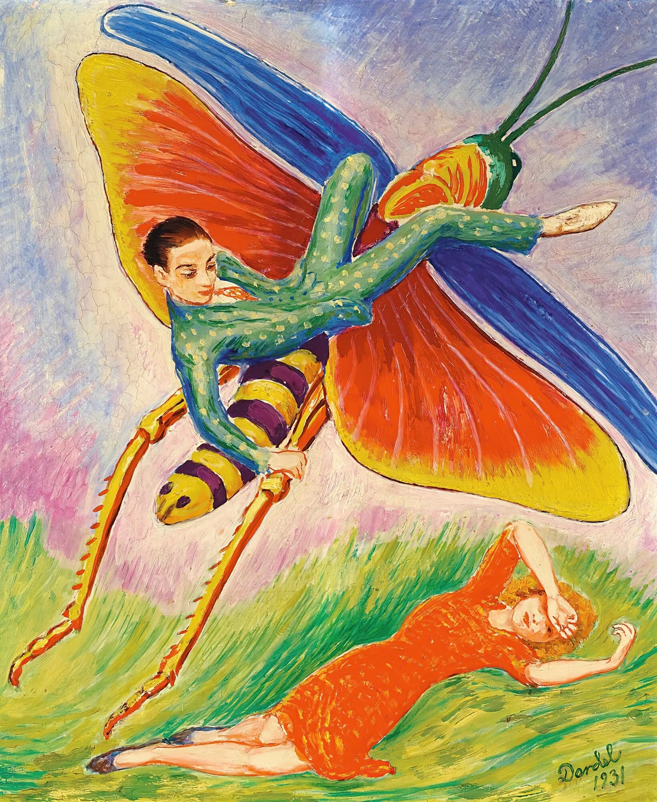 Gräshoppan (the grasshopper) av Nils Dardel