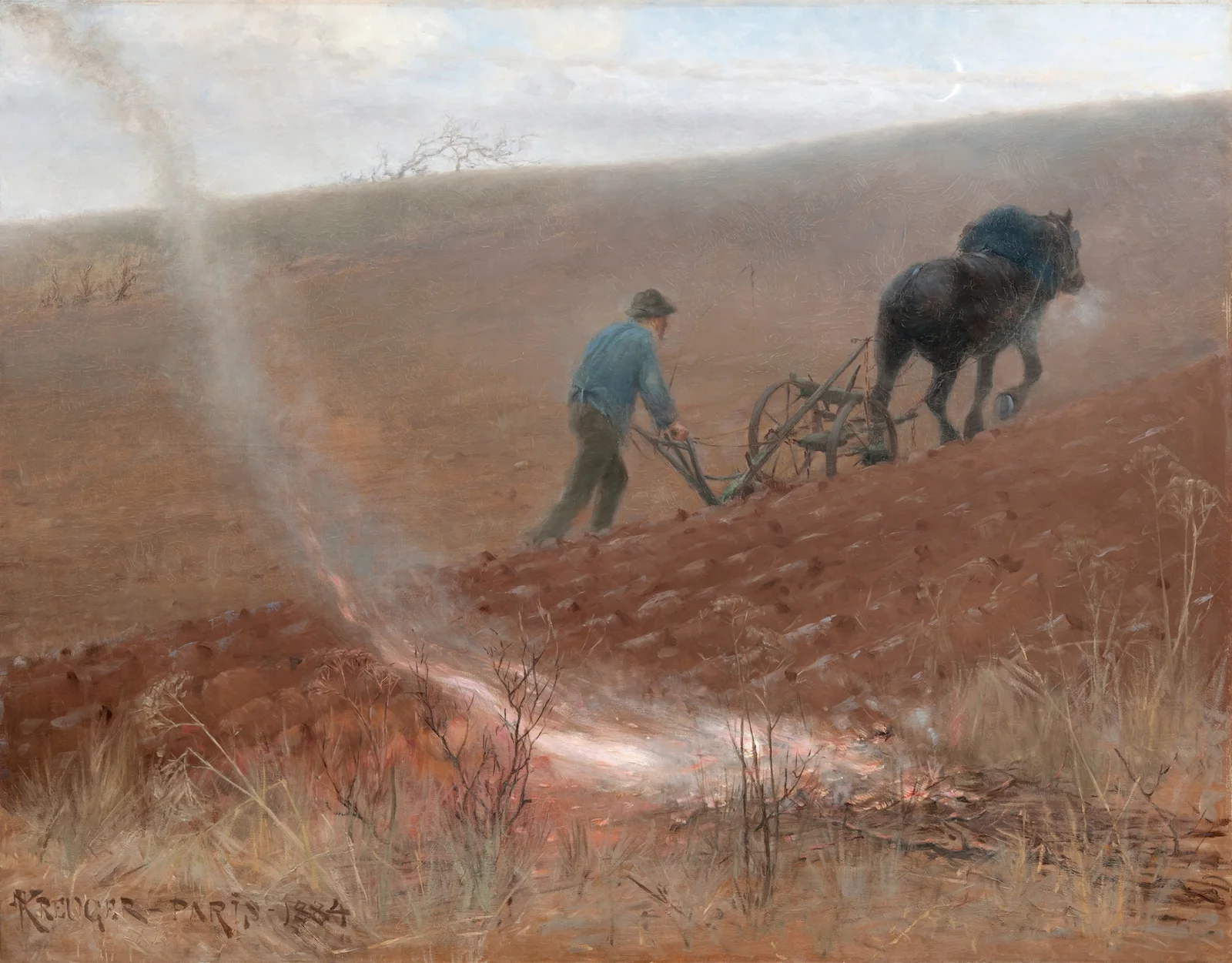 Spring Ploughing av Nils Kreuger