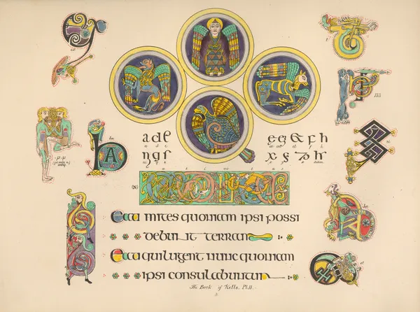 The Book of Kells. Plate II av John Obadiah Westwood