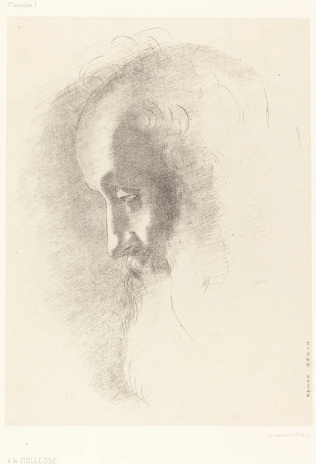 A La Vieillesse (To Old Age) av Odilon Redon