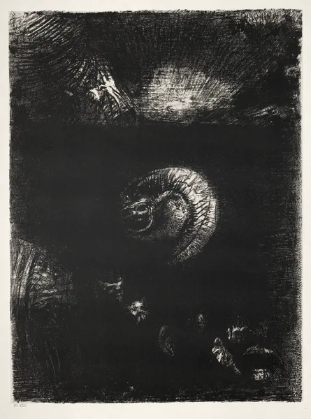 And All Manner of Frightful Creatures Arise av Odilon Redon