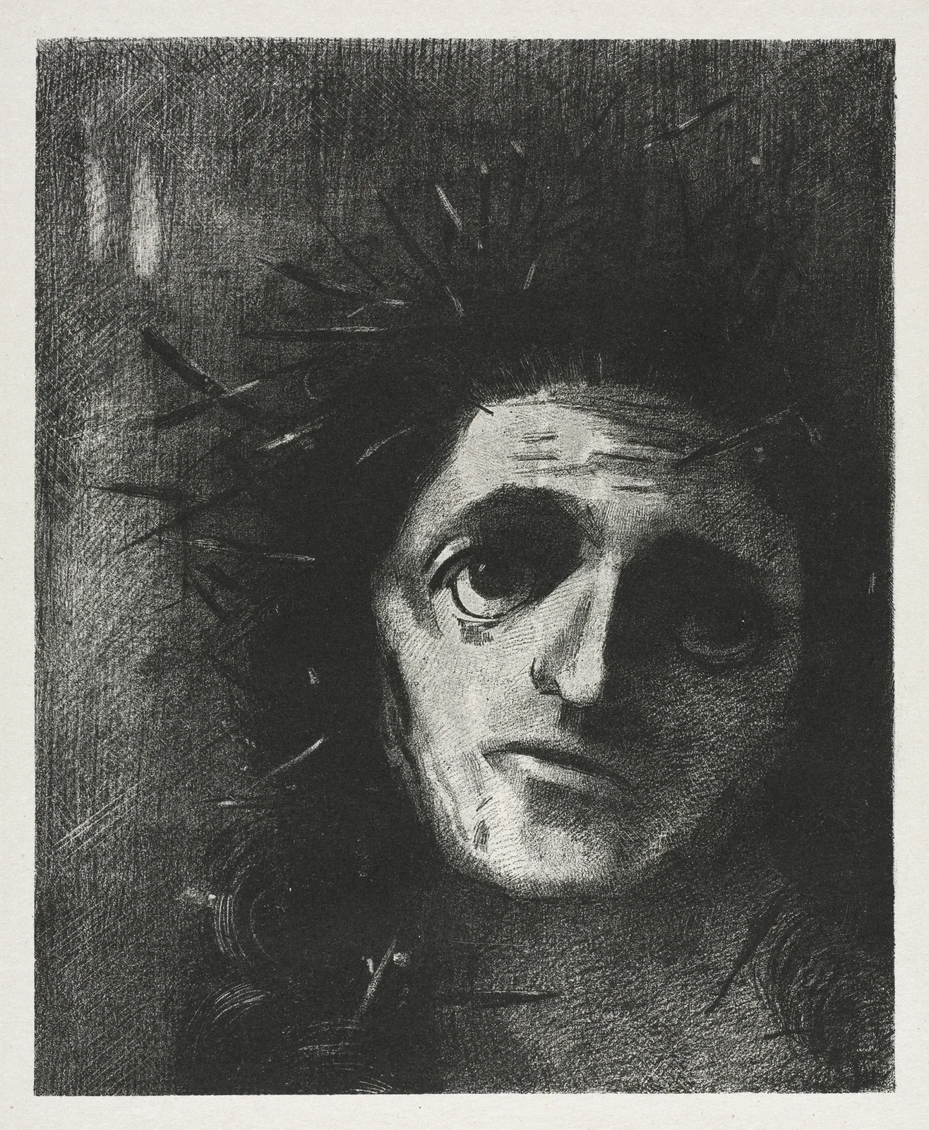 Christ, 1887 – nr 1 av Odilon Redon