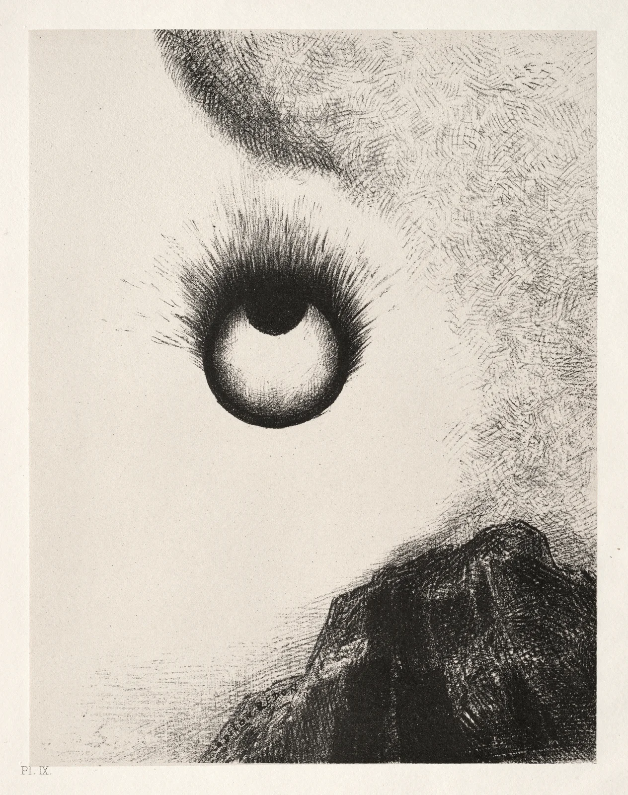 Everywhere Eyeballs are Aflame av Odilon Redon