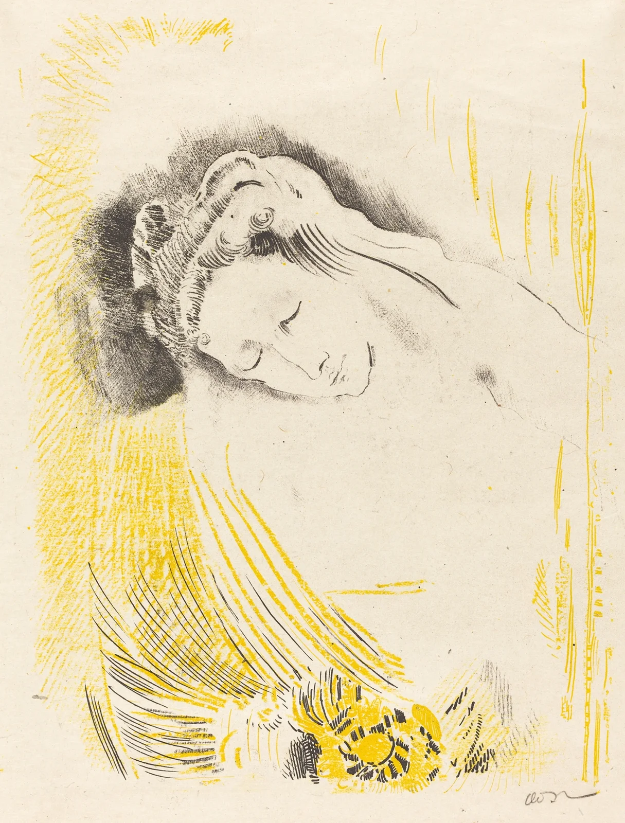 La Sulamite (The Shulamite) av Odilon Redon