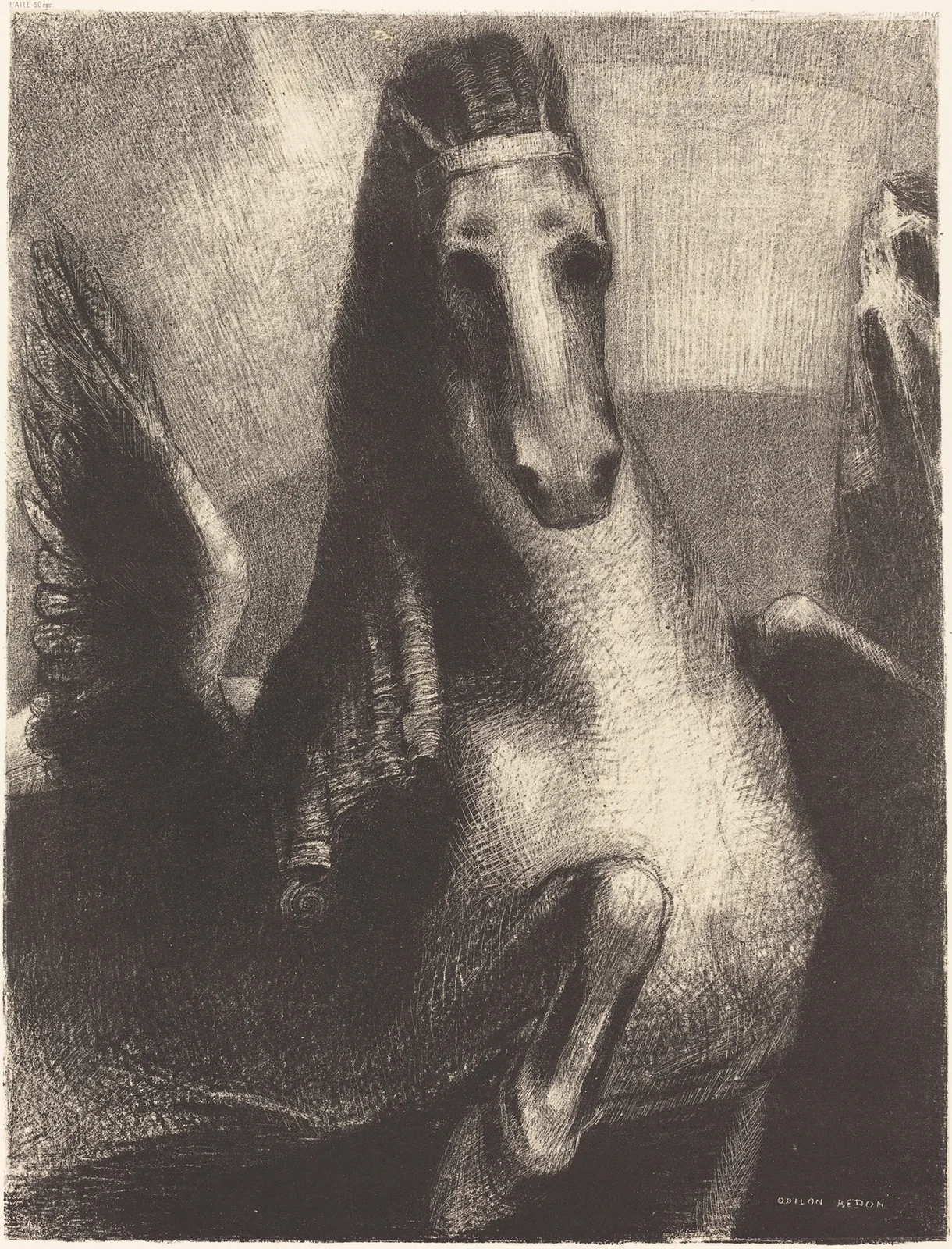 L’Aile (The Wing) av Odilon Redon
