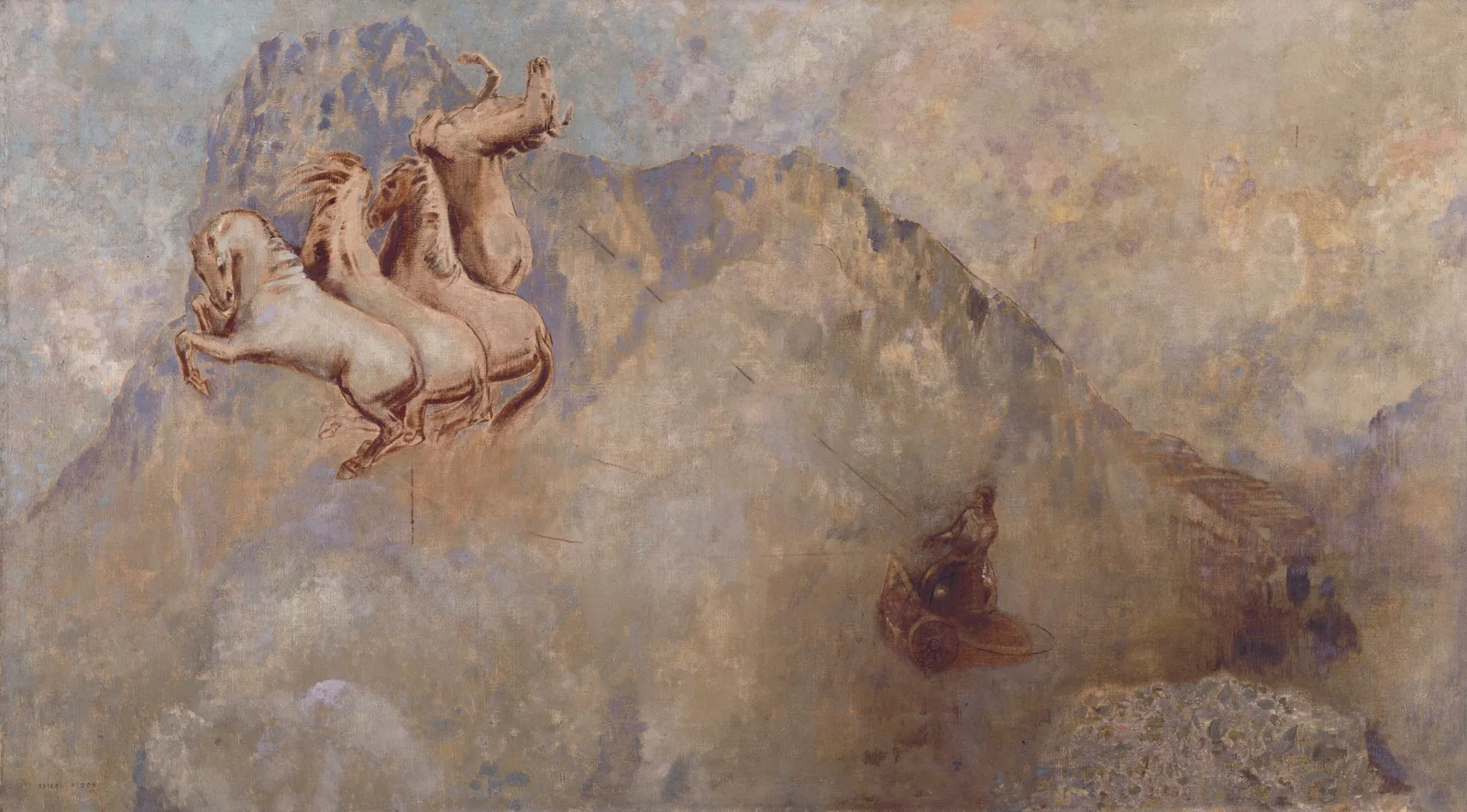 Le char du Soleil av Odilon Redon