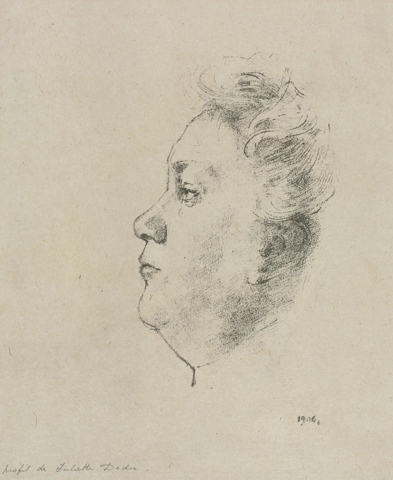Mlle. Juliette Dodu av Odilon Redon