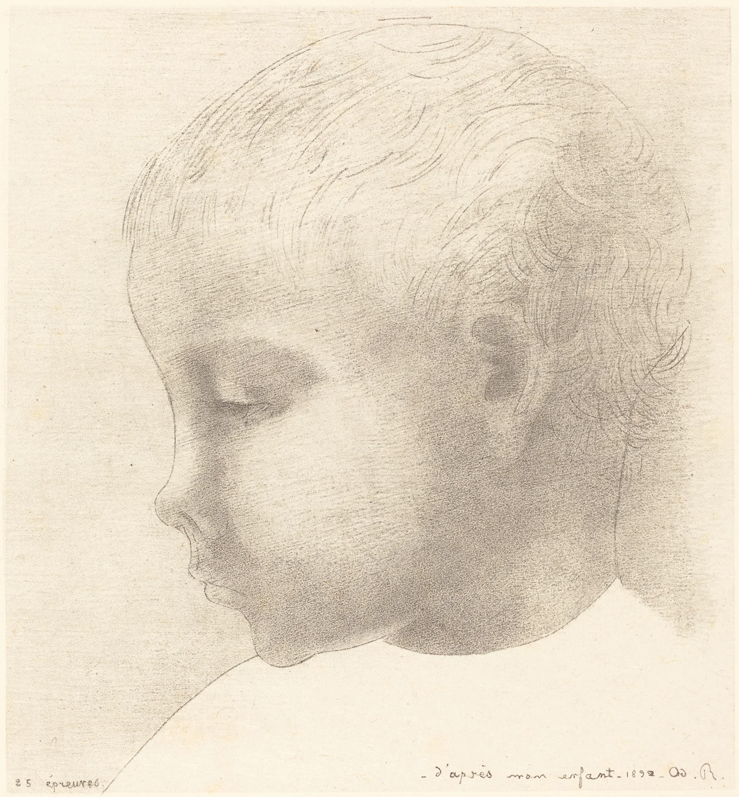 Mon Enfant (My Child) av Odilon Redon