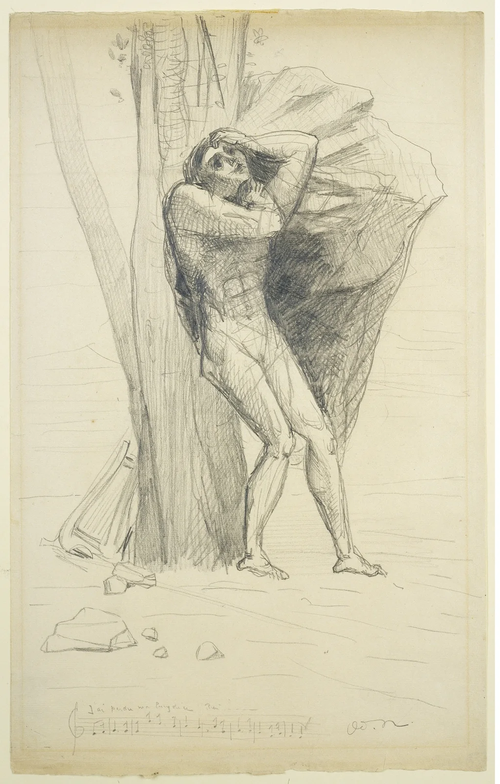 Orpheus in Despair av Odilon Redon