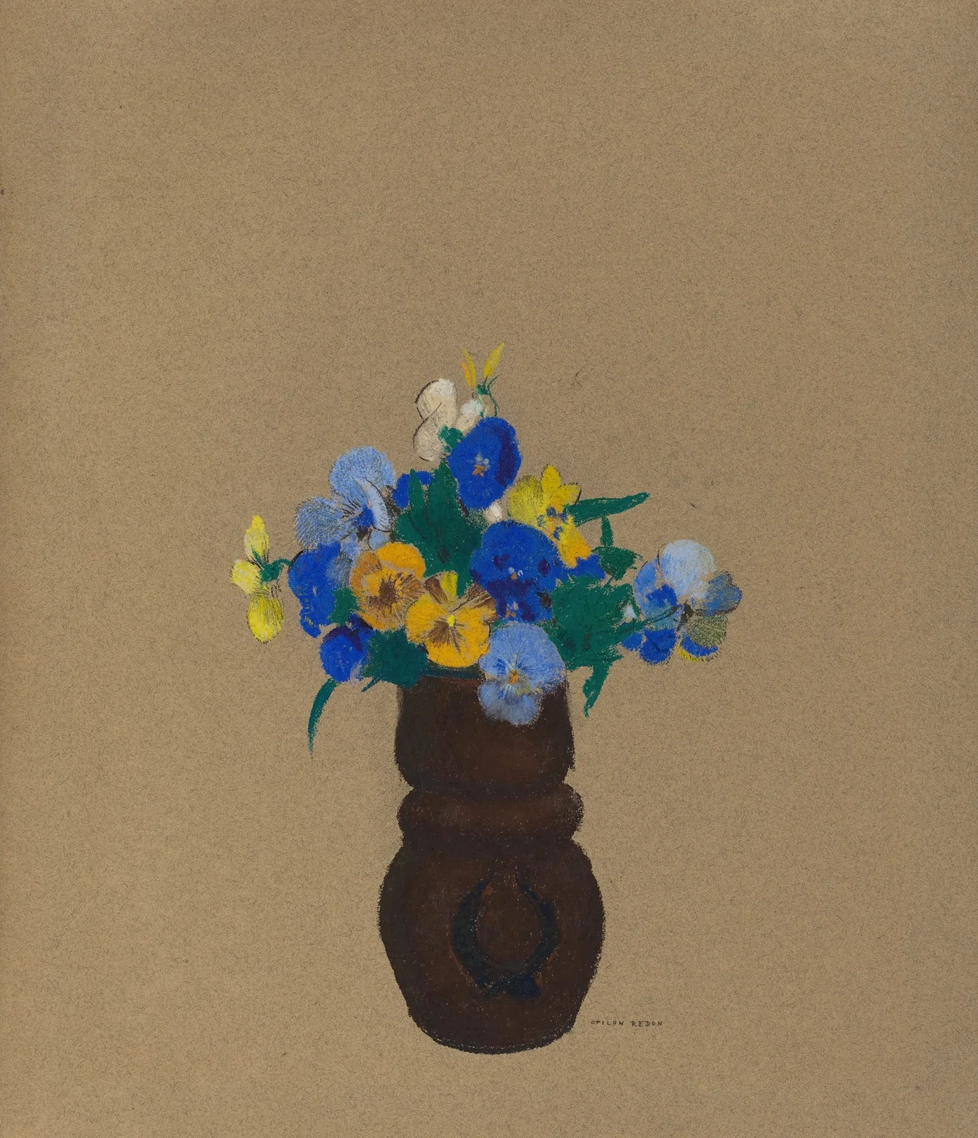 Pansies av Odilon Redon