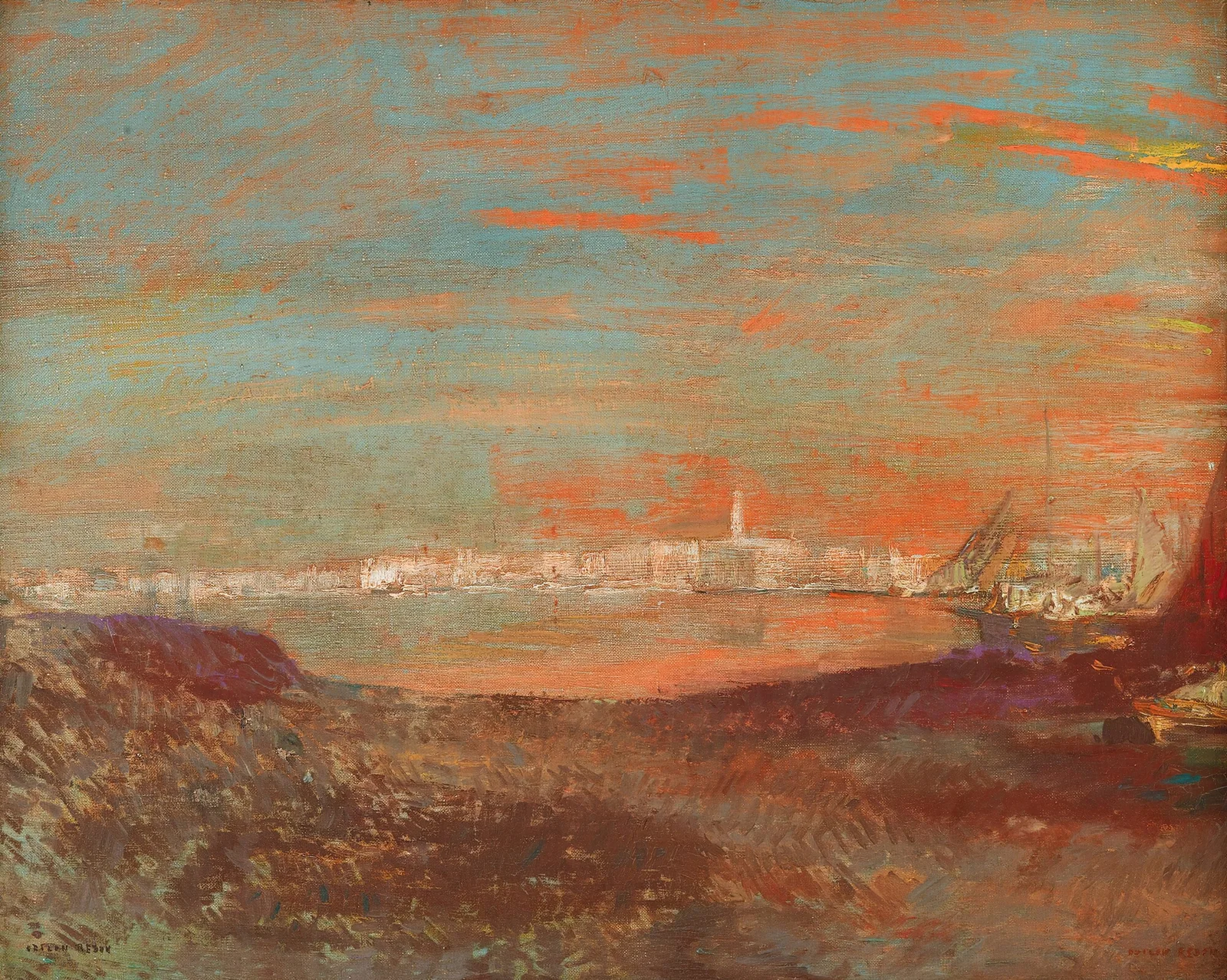 Paysage Italien av Odilon Redon