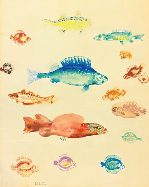 Poissons av Odilon Redon