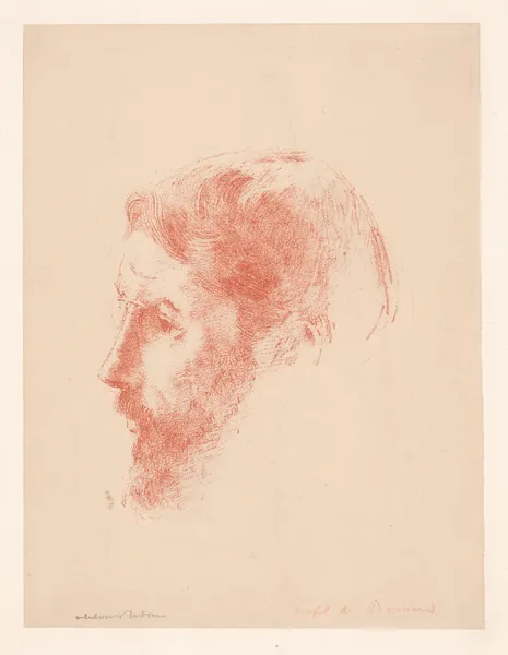 Profile of Bonnard av Odilon Redon