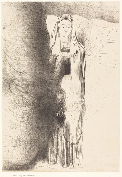 Puis l’ange prit l’encensoir av Odilon Redon