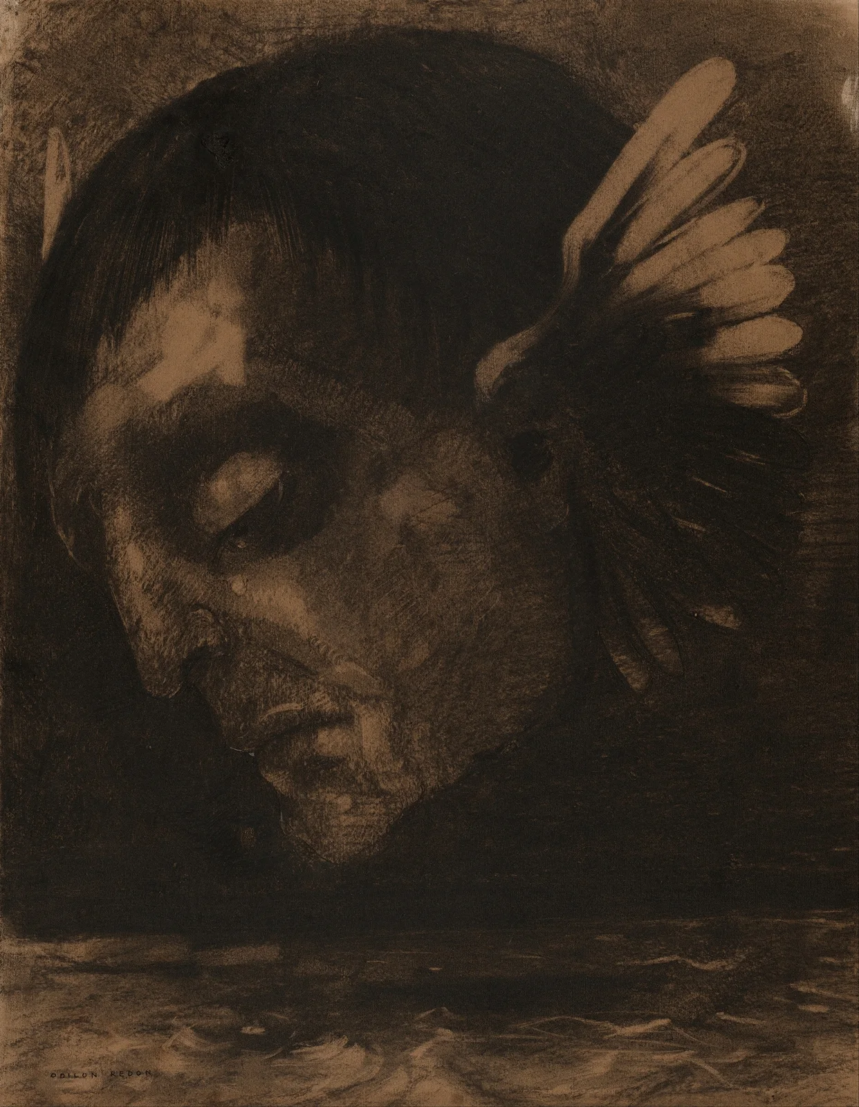 Tears (Les Pleurs) av Odilon Redon